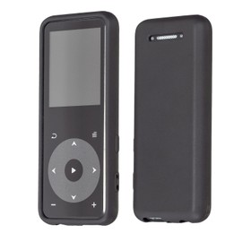 [MIWA CASES] Special Design for AGPTEK A16 MP3 Player Case Cover TPU Soft Back Shell Jacket Compatible Item (Black)
