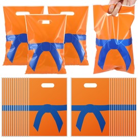 Eccliy 30 Pcs Birthday Bags Cartoon Candy Gift Bags for Theme Decorations Goodie Supplies (Anime Theme Dragon)