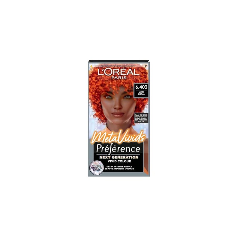 L'Oreal Paris Preference Meta Vivids, Semi-Permanent Hair Colour, 2 in