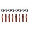 8 Pcs M8 1.25 Threaded Turbo Studs Kit 8mm Metal