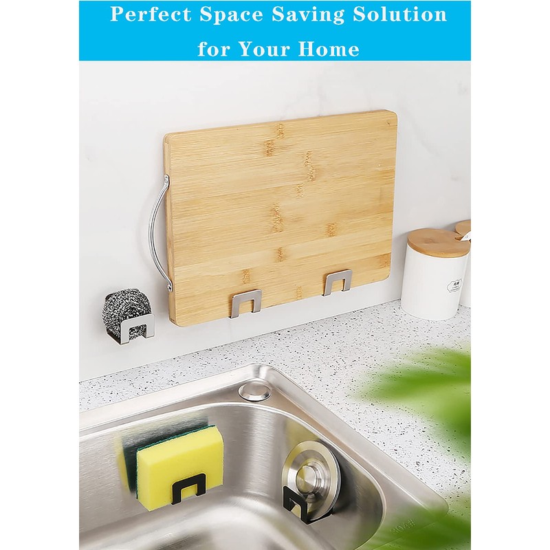 Envibe Sponge Holder, 2 Pack Sponge Holder for Kitchen Sink,