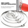 G-PLUS Silicone Radiator Coolant Hose Pipe Kit Clamps Compatible With