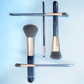 MODA Tranquil Tides Face Kit – 5pc Soft Vegan Brushes for Flawless Face Application