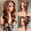 Unbranded Lace Front Wig Auburn Ginger Strawberry Blonde Red Wavy