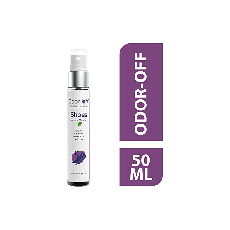Odor Off Shoes Menta Eliminadores Olores Zapatos Control Olor Aroma