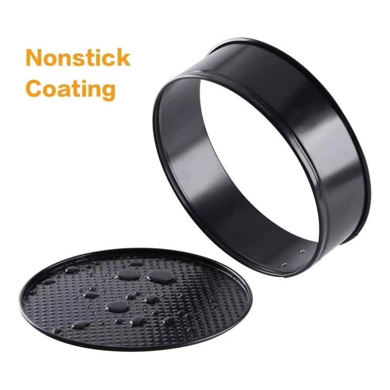 MARZSEFLO Moldes Pasteles Repostería Desmontables Para Tartas 3 Piezas