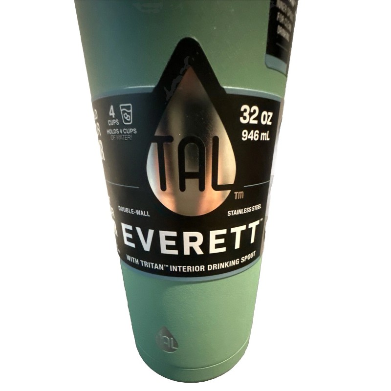 Everett TAL Stainless Steel Everett Water Bottle with Tritan Spout
