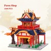 Geniteen Chinese Architecture Building Blocks Set, Chinese Ancient Architecture Model