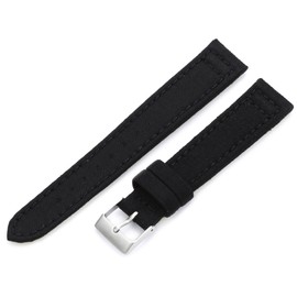 Hadley-Roma MS-850 18mm Black 'Cordura Men's Genuine Watch Band
