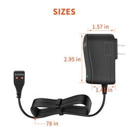 2-Pin 12.6V Power Adapter Charger for Aiper Seagull Pool Vacuum 600 800B SE 1000 1500 P1111 AIPURY 1000 Replacement AC DC Adapter for Smart Pool Cleaners, Cordless Robotic Pool Cleaner Power Cord