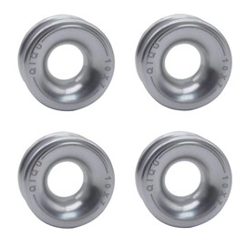 QIQU 4 Low Friction Rings for Sailing Boat (4mm 5mm Rope, 10x7)