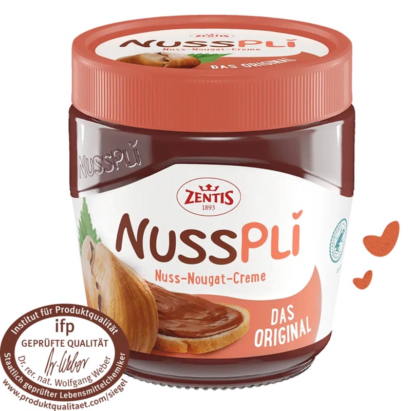 Nusspli Nut Nougat Cream – The Original 3x400g (42.33 Oz)