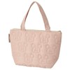 Skater KBCT9-A Quilted Fabric Insulated Lunch Tote Bag with Pockets,