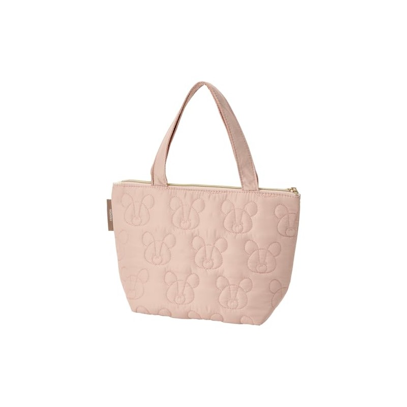 Skater KBCT9-A Quilted Fabric Insulated Lunch Tote Bag with Pockets,