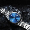 Taxau Men Watches Silver Dress Waterproof Watches for Men Large
