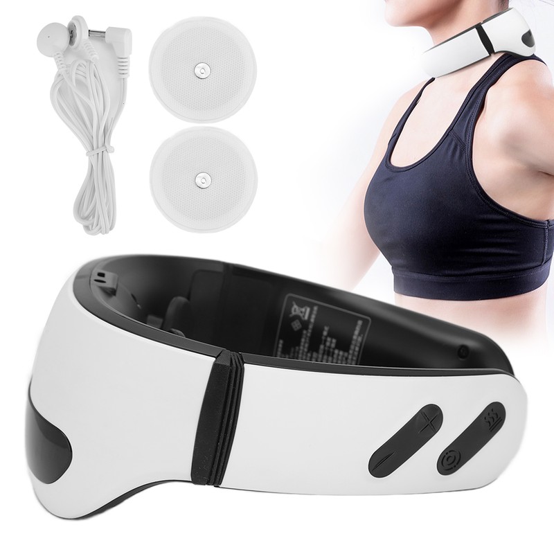 Electric Pulse Neck Massager Hot Compress Pulse Electric Cervical Spine