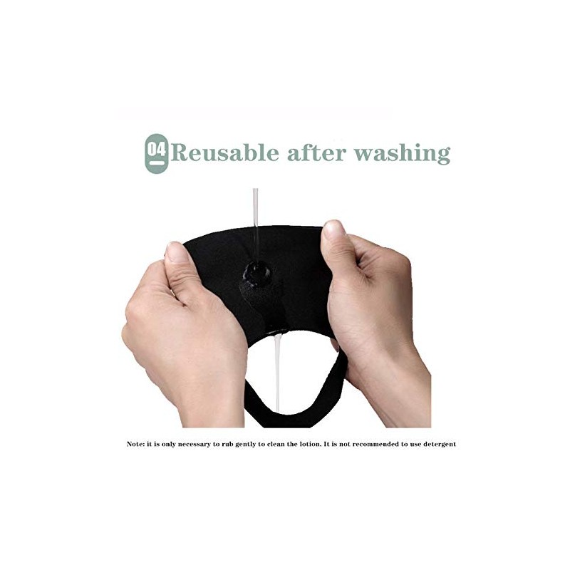 4PCS Fashion Protective, Unisex Black Dust Cotton, Washable, Reusable Cotton