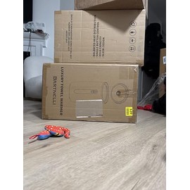 Luxury Towel Warmer, Digital Display, High Capacity Design, White