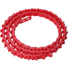 5FT Power Twist V Belt 5/8-inch x 5 Feet B Type, Adjustable Link V-Belt Drive Belt Perfect for Lathes, Table Saws and Other Woodworking Tools (Red)