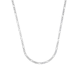 Amor 2017508 Unisex Women's Men's Necklace 925 Sterling Silver 50 cm Silver Comes in Jewellery Gift Box, Sterling Silver, None