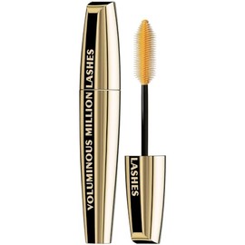 L’Oreal Paris Makeup Voluminous Million Lashes Mascara, Volumizing, Defining, Smudge-Proof, Clump-Free Lengthening, Collagen Infused Eye Makeup Formula, Amplifying Mascara Brush, Black, 0.3 fl. Oz