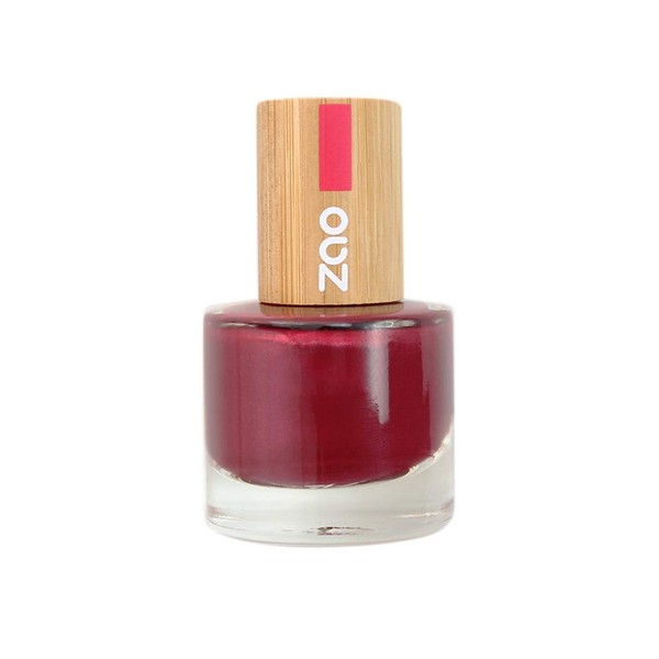 Zao Top Coat No. 674 / Pearly Red 8 ml