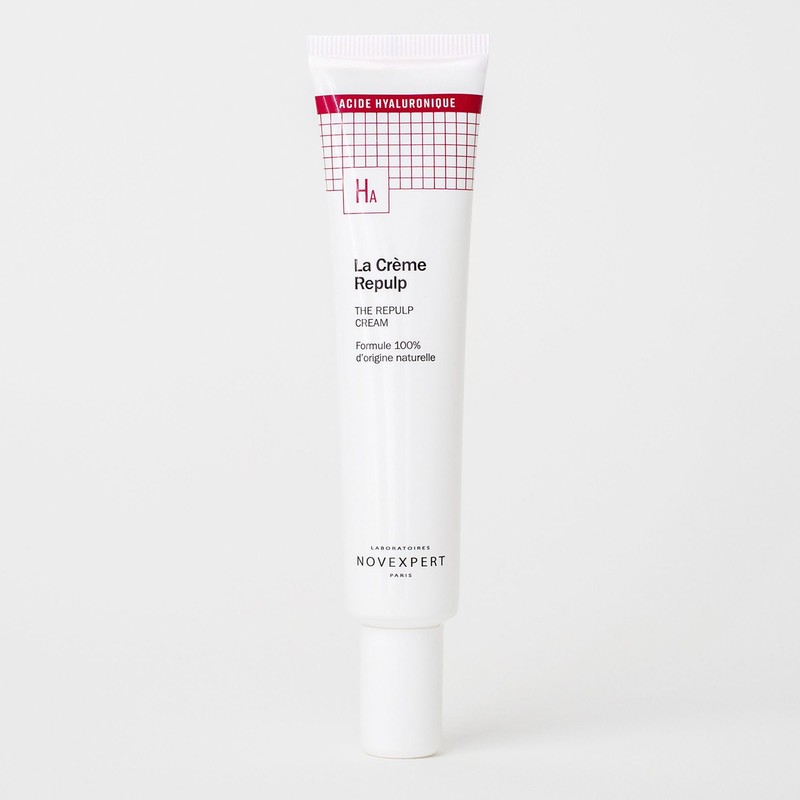 NOVEXPERT Aufpolsternde Creme mit Hyaluronsäure, 40ml Anti-Aging Pflege mit Sofort-Effekt