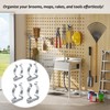 16 Pcs Tool Holder Garage Shed Storage Grip Tidies Wall