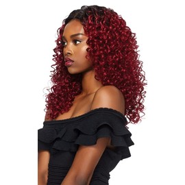 Outre Batik Rouge 5pcs Long Length Curly Wavy Style Futura Synthetic Hair Weaves - DEEP TWIST 5PCS (2)