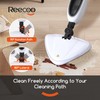REECOO Steam Mop with Attachments,20s Rapid Heating,Lightweight Floor Steamer for