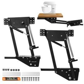VegiVector New Upgrade Mini Mixer Lift for Cabinet Appliance Lift for Kitchen with Soft-Close Holds Up to 60 LBS, Minimum Applicable Cabinet Size 18 * 14.3 Inch Easier to Open and Simpler to Install