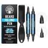 Viking Revolution Beard Pen (2-Pack) Waterproof Beard Filler Pen with