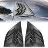 2 x Side Window Louvers for 2008-2024 Dodge Challenger, ABS