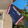 Pray For Alaska Flag Sign 4x6 Support Alaska Strong Flag