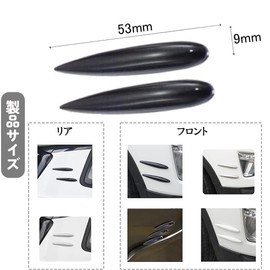 YUWENW Vortex Generator Car 12-Piece Set Universal Door Wind Noise Reduction Scratch Protection Clear Side Scratch Prevention Easy Installation and Removal Shock Resistant Bumper Corner Rear Edge