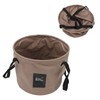 20L Portable Camping Bucket PVC Folding Water Bucket High Capacity