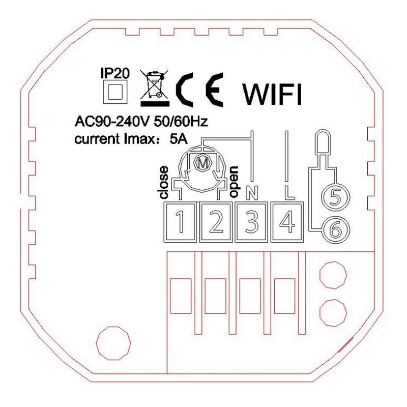 WIFI Thermostat Digital Display Smart Touch Screen Phone APP Voice