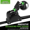 Retractable Ratchet Straps(4 Pack) - 1in x 10ft Self Retracting