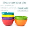 KX-WARE Melamine Bowls set - 28oz 6inch 100% Melamine Cereal/Soup/Salad