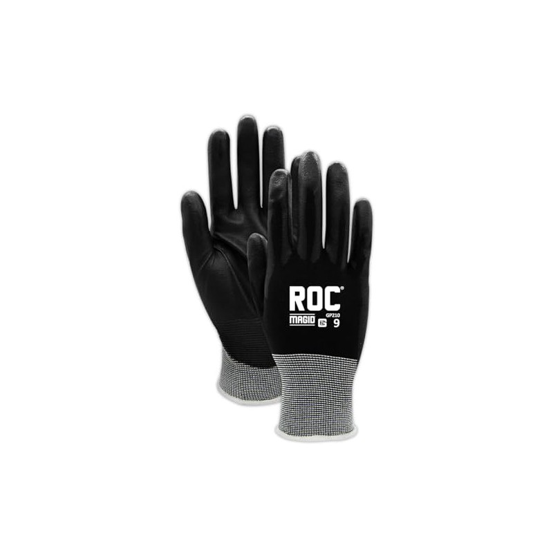 MAGID ROC 21G Ultra-Thin Polyurethane Palm Coated Work Glove -
