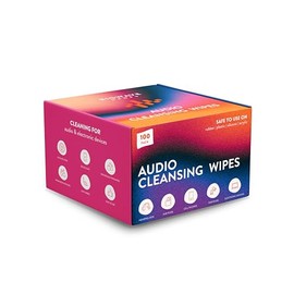 BigWave Drops Audio Wipes For Hearing Aids - 100 Pcs, Alcohol-Free, Individually Packaged