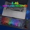 CHONCHOW 60% Wireless Gaming Keyboard and Mouse Combo,LED Backlit Rechargeable
