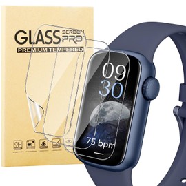 KUSINHOKA 3 Stück Schutzfolie kompatibel mit IMFRCHCS Fitness Tracker 1.47 Zoll, [Anti-Kratzen] Weiche TPU Displayschutzfolie, Vollständige Abdeckung HD Klar Anti-Fingerprint Folie