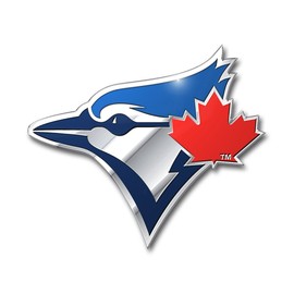 Fan Mats 60422: Toronto Blue Jays Heavy Duty Aluminum Embossed Color Emblem, Navy