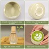 7Pcs Elegant Matcha Making Set With Whisk, Storage Holder, Powder
