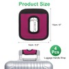 QUARKZMAN Luggage Handle Wraps, 4 Pieces Hollow Neoprene Handbag Handle