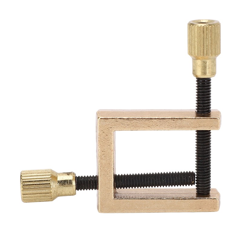 Violin Crack Clamp Double Screw Brass Square Clip Violin Fixing