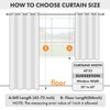 Short Denim Blue Blackout Kitchen Curtain W40 x L45 Inch
