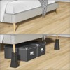 VANITURE 12 inch Bed Risers Heavy Duty, Adjustable Furniture Risers