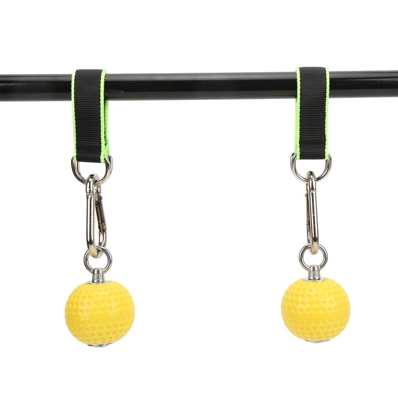 Climbing Pull Up Hand Grips Ball Set with Webbing Buckle